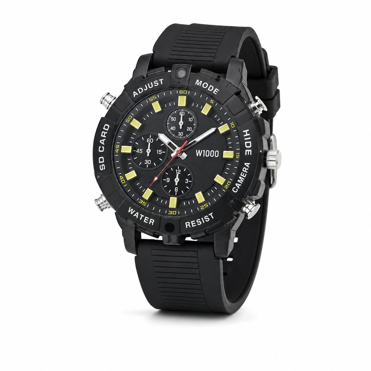 Camera Watch — Rubber Strap — Model W1000